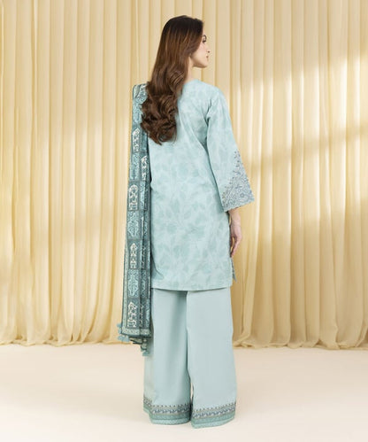 3 Piece - Embroidered Lawn Suit (Unstitched)