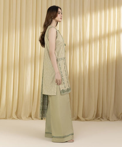 3 Piece - Embroidered Lawn Suit (Unstitched)