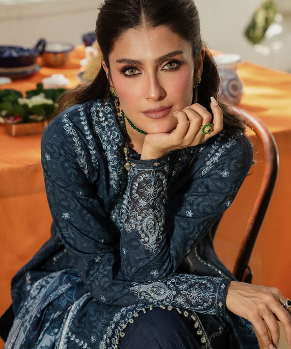 3 Piece - Embroidered Lawn Suit (Unstitched)