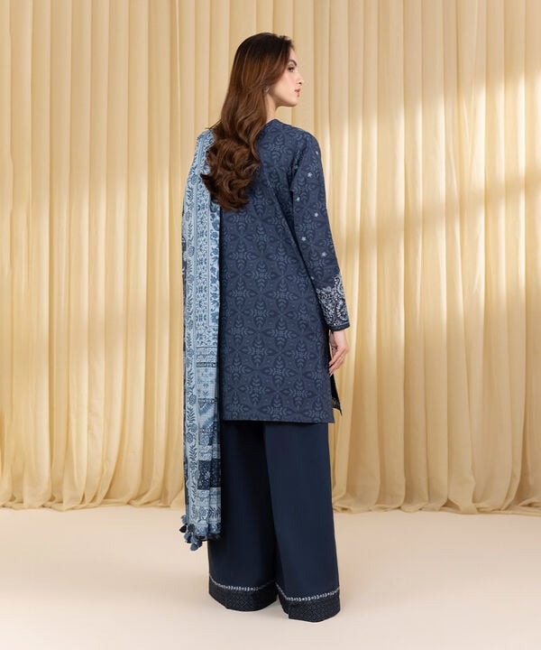 3 Piece - Embroidered Lawn Suit (Unstitched)