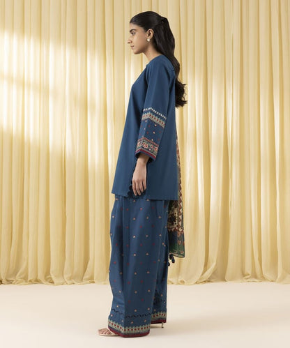 3 Piece - Embroidered Lawn Suit (Unstitched)