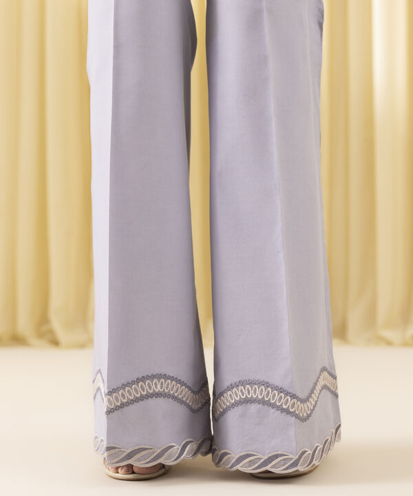 3 Piece - Embroidered Cotton Jacquard Suit (Unstitched)