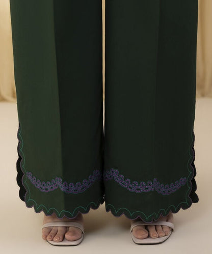 3 Piece - Embroidered Cotton Jacquard Suit (Unstitched)