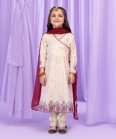 2 Piece - Embroidered Jacquard Suit