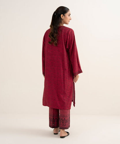 Embroidered Herringbone Shirt