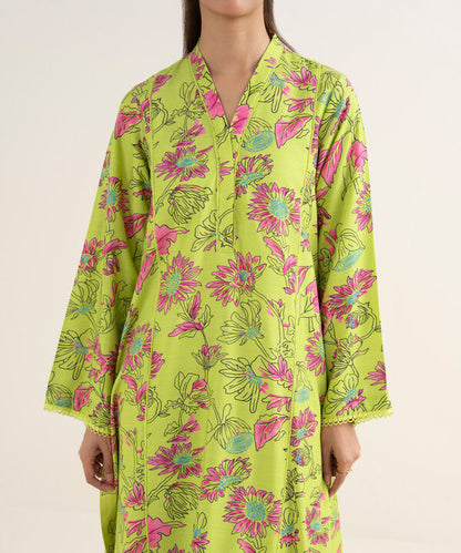 Printed Herringbone Shirt