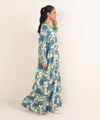 Printed Herringbone Shirt