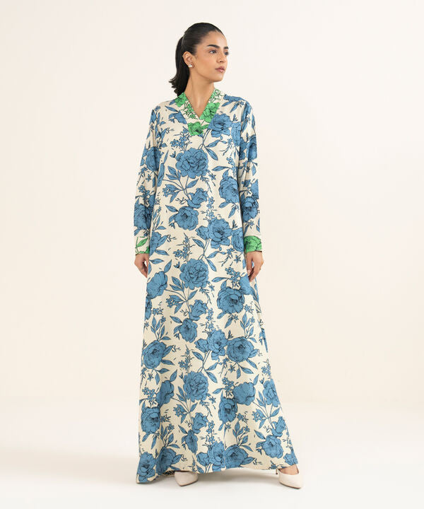 Printed Herringbone Shirt