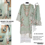 (3 PCS SUITS) 50% OFF  PKR:1500