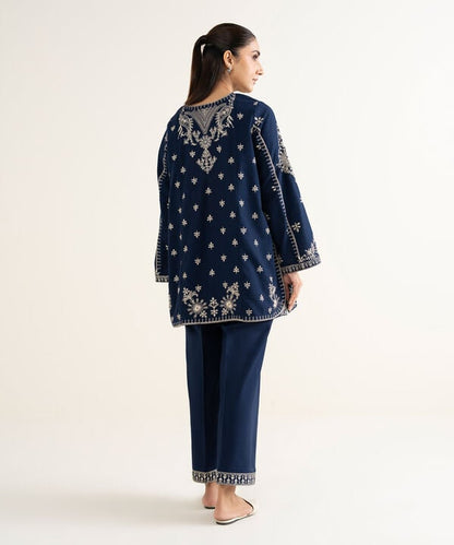 Embroidered Khaddar Shirt