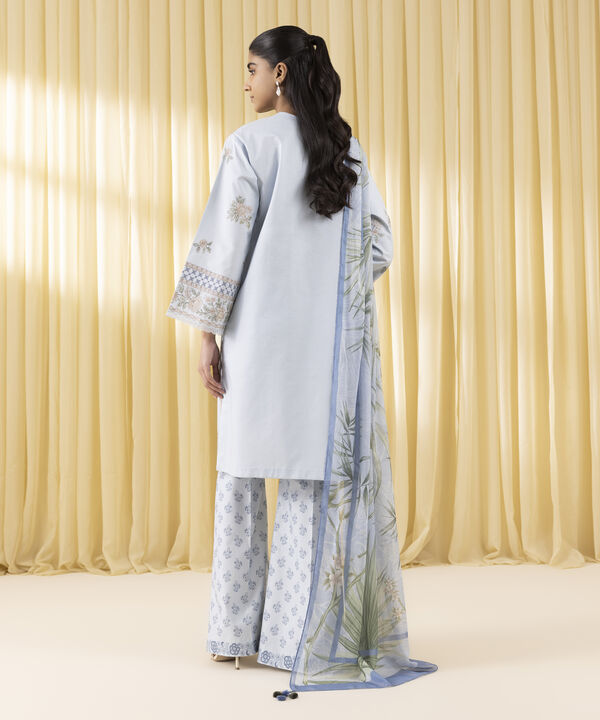 3 Piece - Embroidered Lawn Suit (Unstitched)