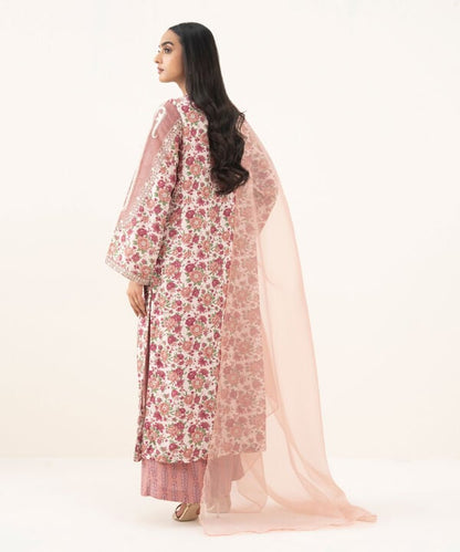 3 Piece - Embroidered Viscose Suit