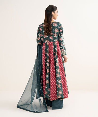 3 Piece - Embroidered Viscose Suit