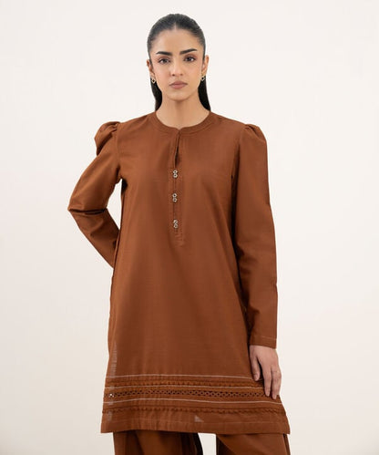 Solid Khaddar Shirt