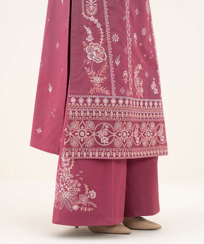 3 Piece - Embroidered Zari Khaddar Suit
