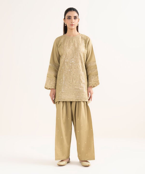 Embroidered Dobby Shirt