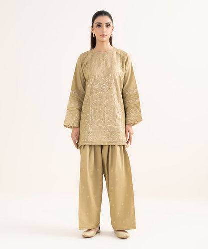 Embroidered Dobby Shirt