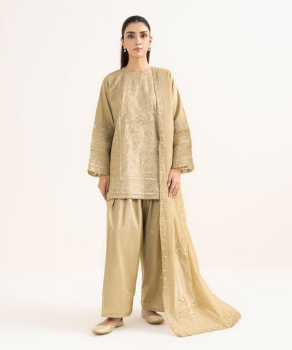 Embroidered Dobby Shirt