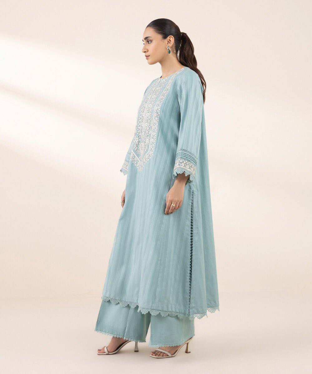 Embroidered Dobby Shirt