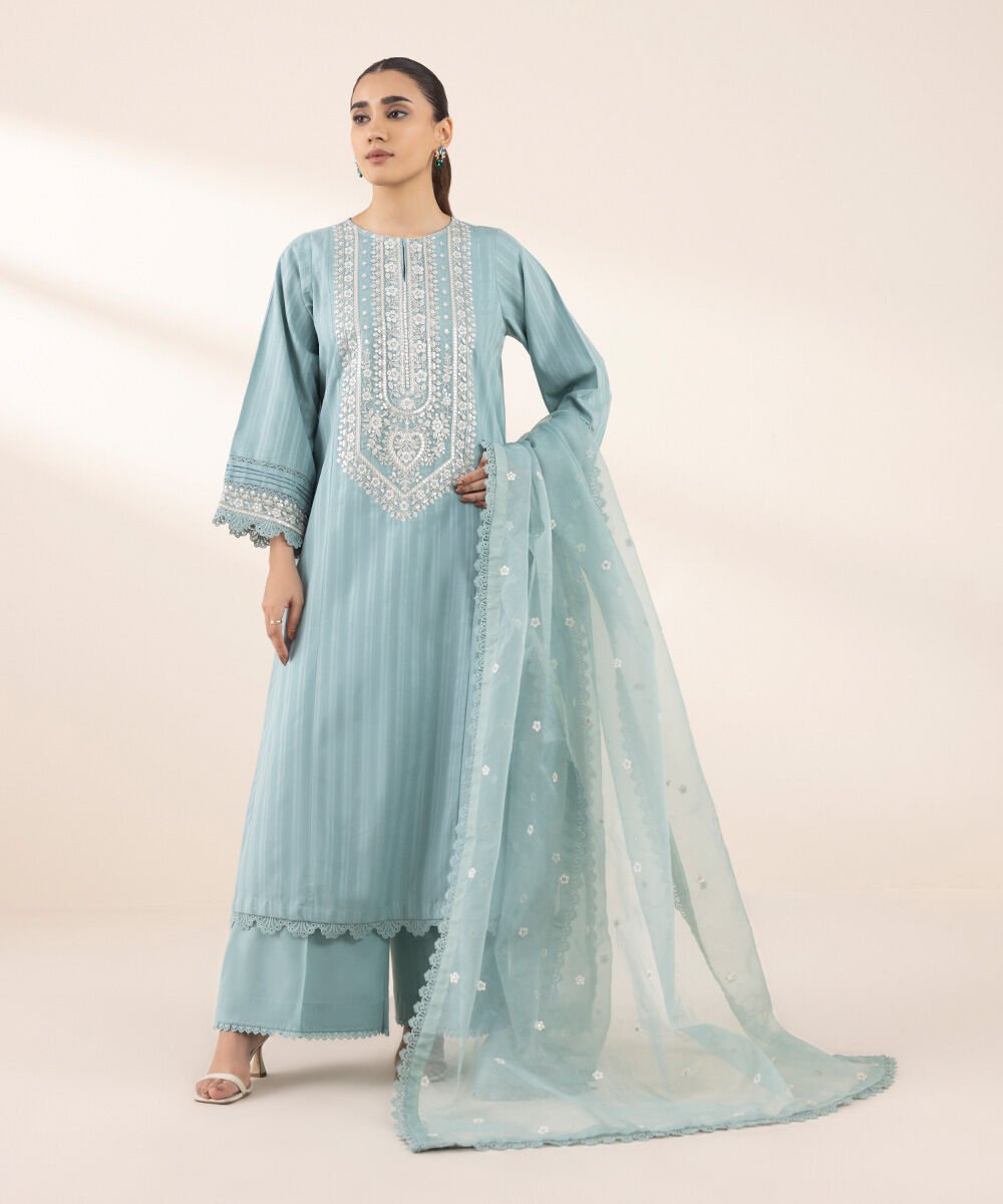 Embroidered Dobby Shirt