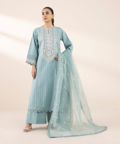 Embroidered Dobby Shirt