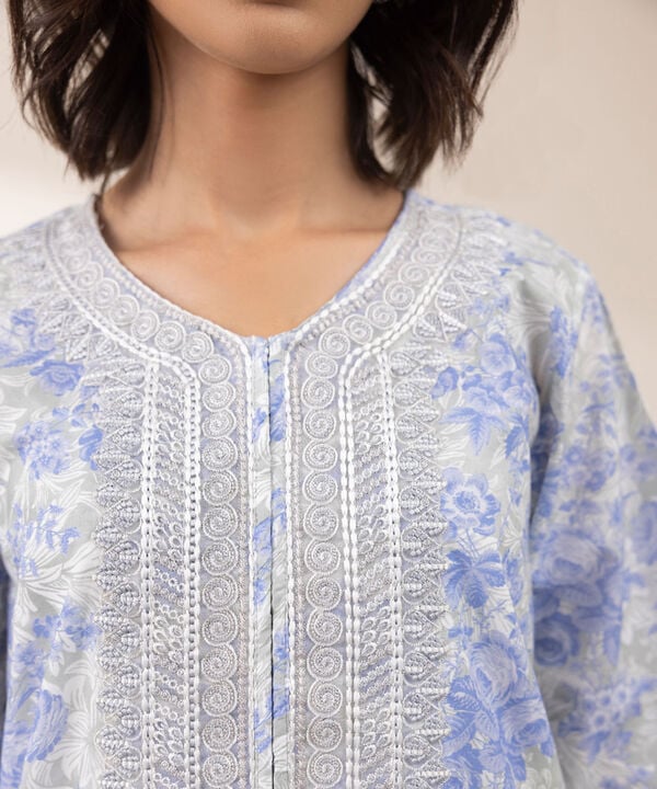 3 Piece - Embroidered Lawn Suit (Unstitched)