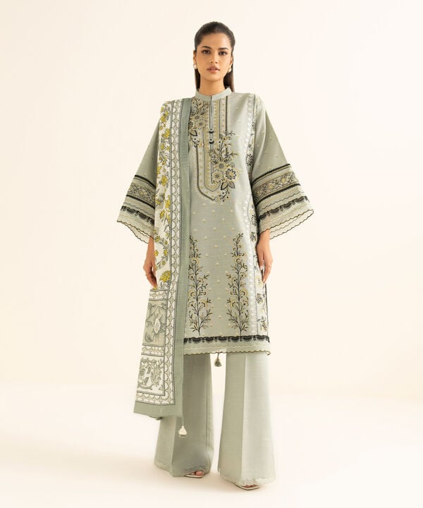3 Piece - Embroidered Lawn Suit