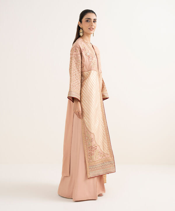 3 Piece - Embroidered Viscose Suit
