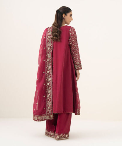 3 Piece - Embroidered Karandi Suit