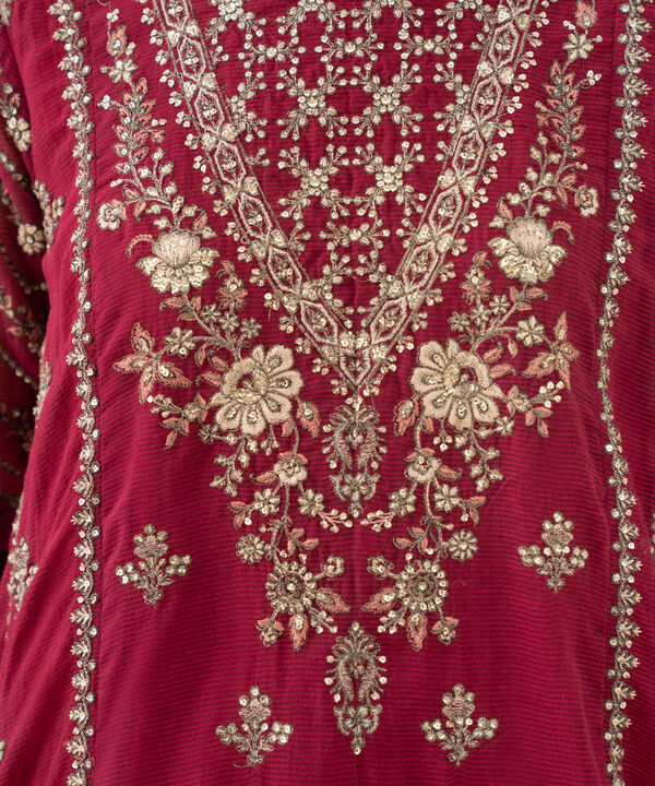 3 Piece - Embroidered Karandi Suit