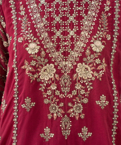 3 Piece - Embroidered Karandi Suit