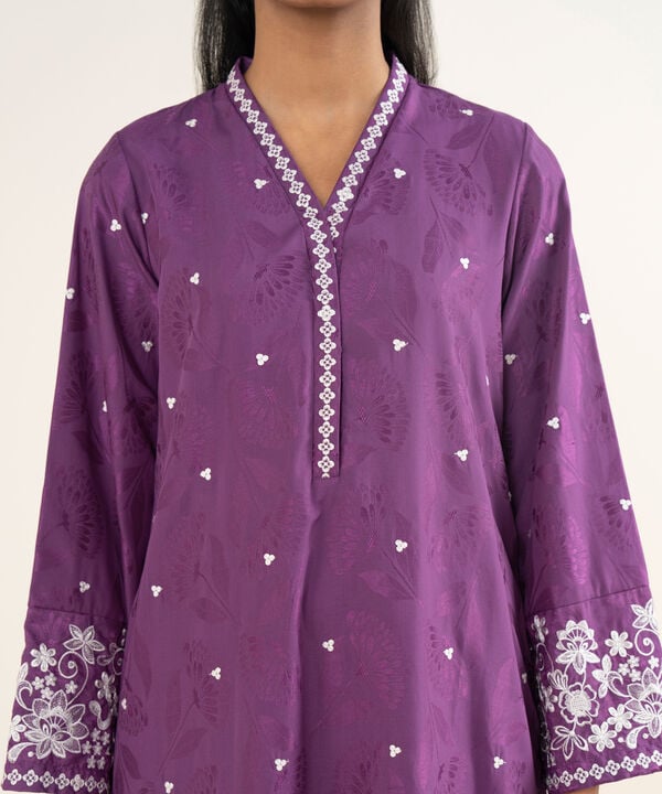 Embroidered Jacquard Shirt