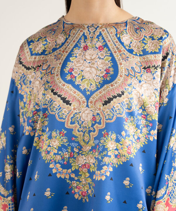 2 Piece - Printed Silk Suit