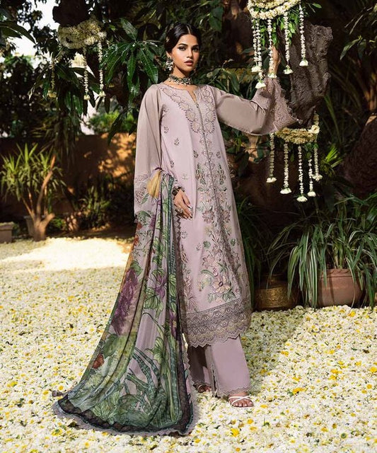 3 Piece - Embroidered Lawn Suit (Unstitched)