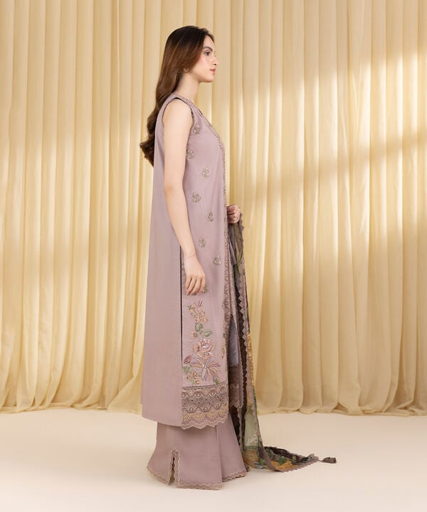 3 Piece - Embroidered Lawn Suit (Unstitched)