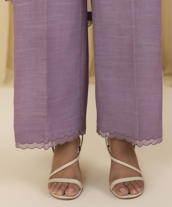 3 Piece - Embroidered Chiffon Suit (Unstitched)