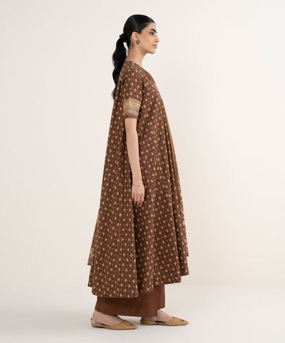 3 Piece - Printed Khaddar Suit