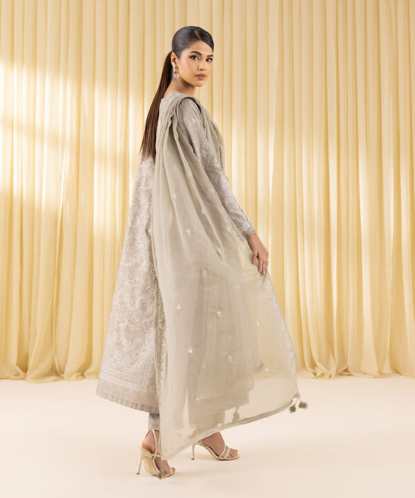 3 Piece - Embroidered Lawn Suit (Unstitched)