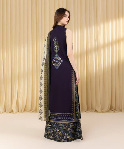 3 Piece - Embroidered Lawn Suit (Unstitched)