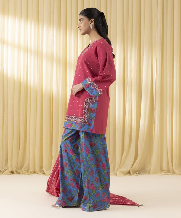 3 Piece - Embroidered Lawn Suit (Unstitched)