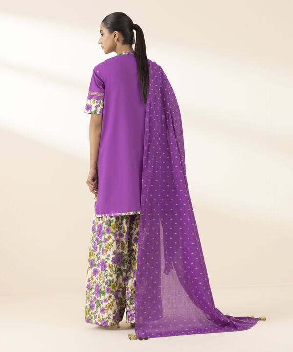 3 Piece - Embroidered Lawn Suit (Unstitched)