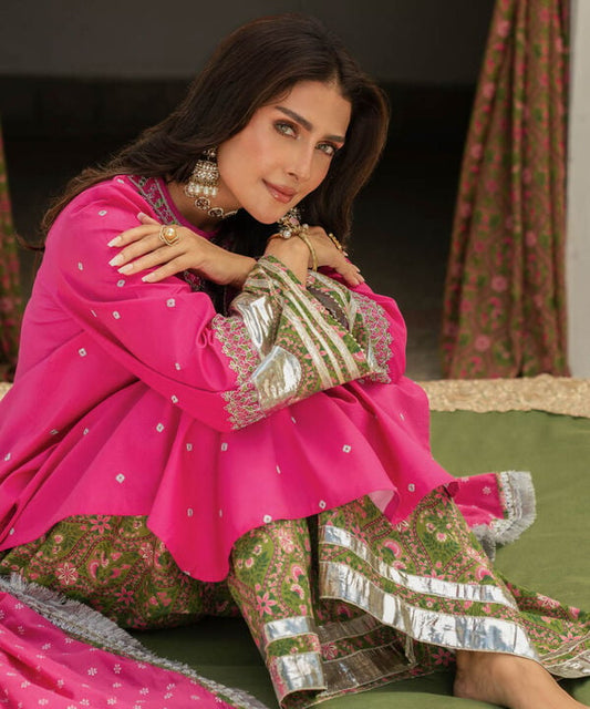 3 Piece - Embroidered Lawn Suit (Unstitched)