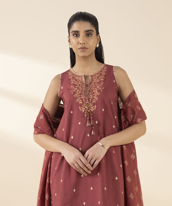 3 Piece - Embroidered Lawn Suit (Unstitched)