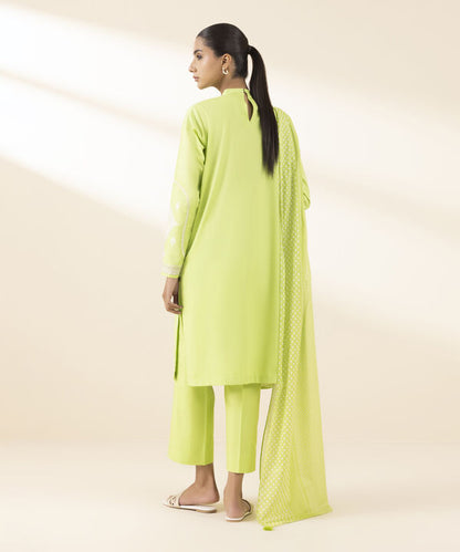 3 Piece - Embroidered Lawn Suit (Unstitched)