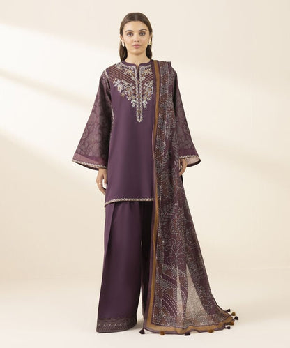 3 Piece - Embroidered Lawn Suit (Unstitched)