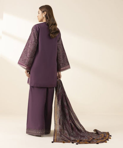 3 Piece - Embroidered Lawn Suit (Unstitched)