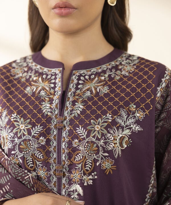3 Piece - Embroidered Lawn Suit (Unstitched)