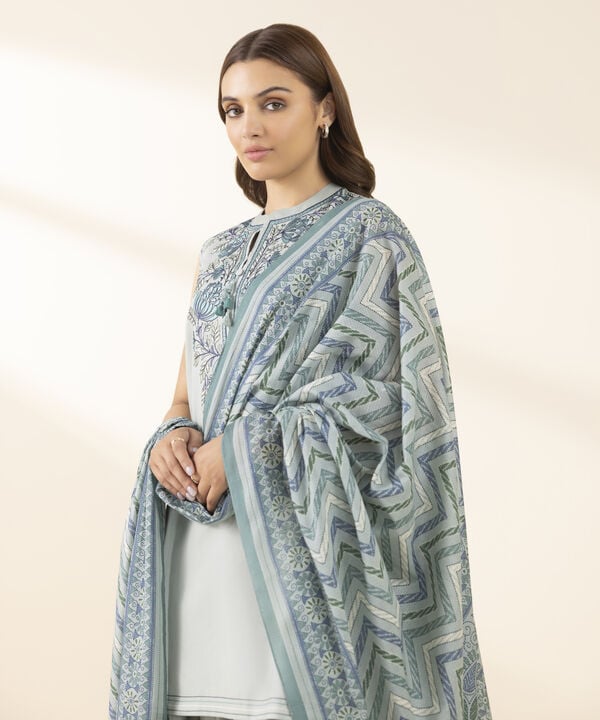 3 Piece - Embroidered Lawn Suit (Unstitched)