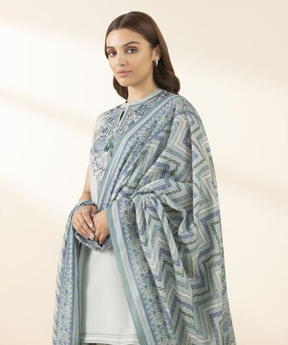 3 Piece - Embroidered Lawn Suit (Unstitched)