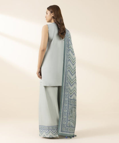 3 Piece - Embroidered Lawn Suit (Unstitched)